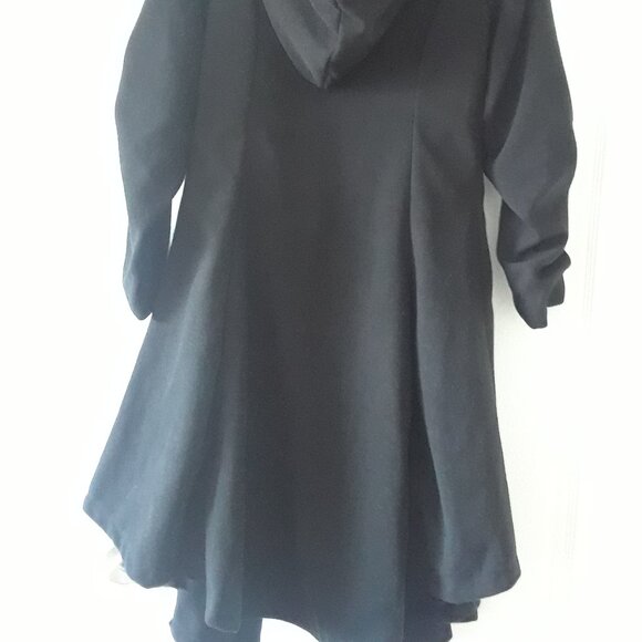 Long Princess Swing Coat With Hood - Picture 2 of 16